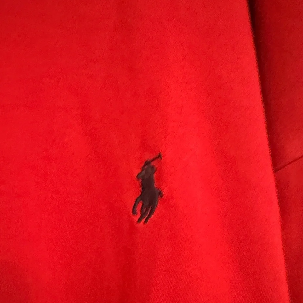 Polo Ralph Lauren Red Quarter Zip Pullover 3XLT